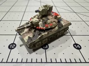 MICRO MACHINES Carro armato militare M551 Sheridan verde marrone mimetico (T19) - Foto 1 di 15