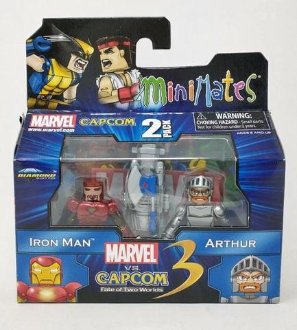 Marvel Minimates Iron Man & Arthur Marvel Vs Capcom Toys-R-Us Exclusive Cover