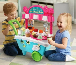 LeapFrog Scoop and Learn Ice Cream Cart with Music & Sounds Toddler Toys - Picture 1 of 5