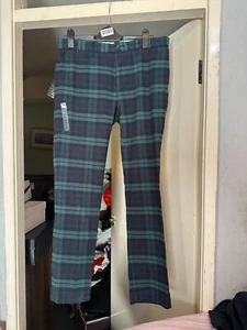 Polo Ralph Lauren Men Stretch Tailored Slim Fit Multi Check Oxford Trouser £285 - Picture 1 of 9