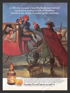 Drambuie Cluny MacTavish Stagecoach Coachman 1990s Print Advertisement Ad 1990 - Picture 1 of 1