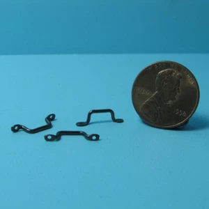 Dollhouse Miniature Pewter Metal Window Handles Set of 3 CLA05547 - Picture 1 of 1