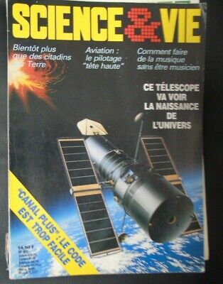 Science Et Vie N° 808 Janvier 1985 Télescope Aviation Pilotage Tète Haute • 4.01€