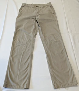 Carhartt Men's 100095 Relaxed Fit Size 33 x 34 - (33x33) Field Khaki Work Pants - Picture 1 of 13