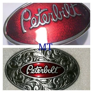 Peterbilt Belt Buckles both different design buckles set - Picture 1 of 3