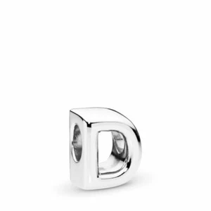PANDORA Charm Sterling Silver ALE S925 LETTER INITIAL D 797458 - Picture 1 of 1