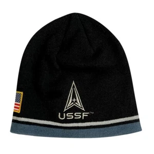 Icon Sports U.S. Space Force offizielle gestickte Flagge USSF - schwarzes Logo - Bild 1 von 3