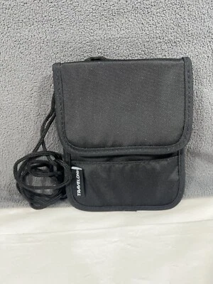Travelon ID Boarding Pass Holder Snap Closure Secure Passport Travel Wallet Neck - Image 1 of 4