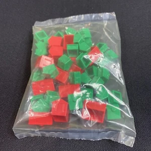 Monopoly Classic 2013 Houses, Hotels, Replacement Parts,  Full Set SEALED New - Picture 1 of 2
