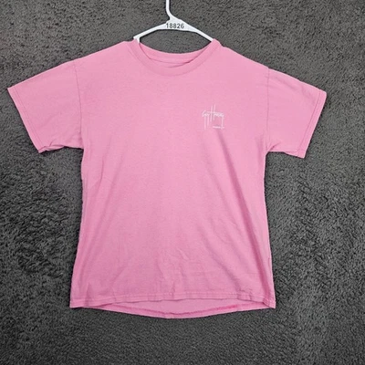 Guy Harvey Pink Mahi Mahi Dolphin Fish Graphic T Shirt Small - Image 1 of 4