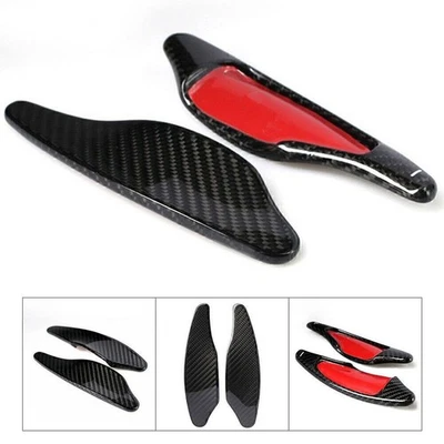 For Chevrolet Corvette C7 Carbon Fiber Car Steering Wheel Shift Paddle Extension - Image 1 of 4