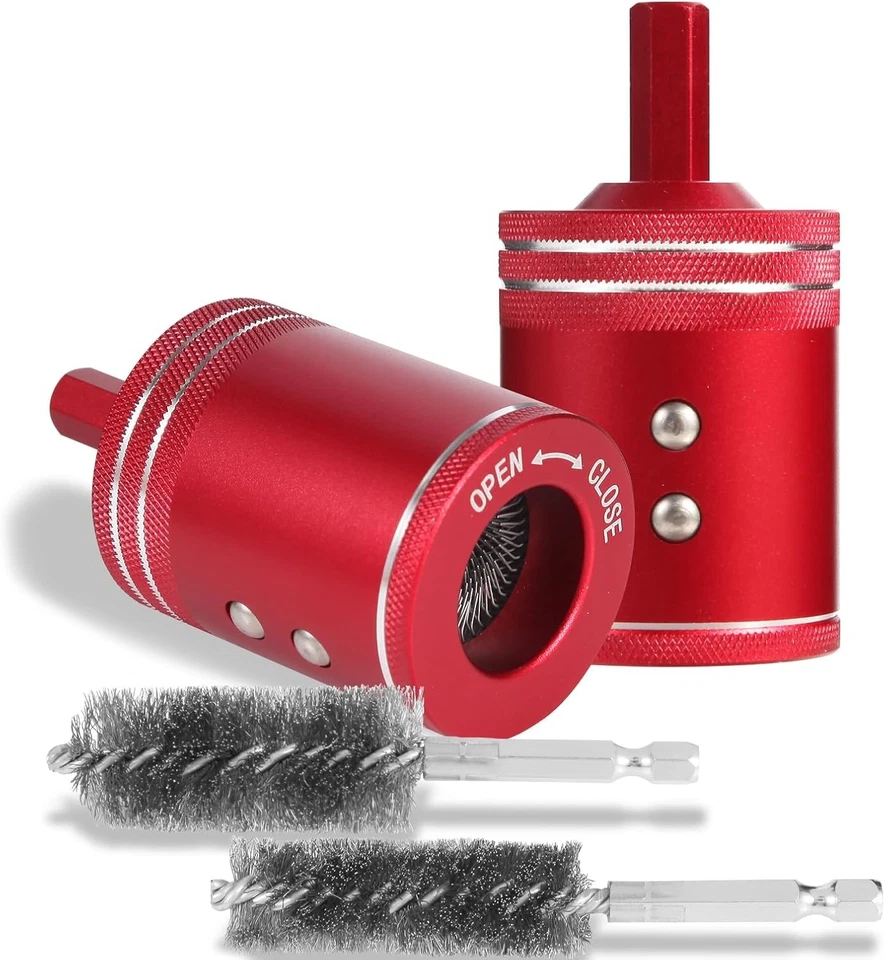 Juego de limpiadores de tuberías de cobre cepillos de alambre de acero inoxidable de 1/2 y 3/4 pulgadas Foto 1 de 4