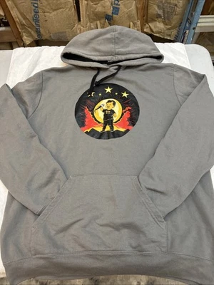 Men’s District Hoodie Size XL Gray With Picture That Says Baby Drew - Imagem 1 de 3