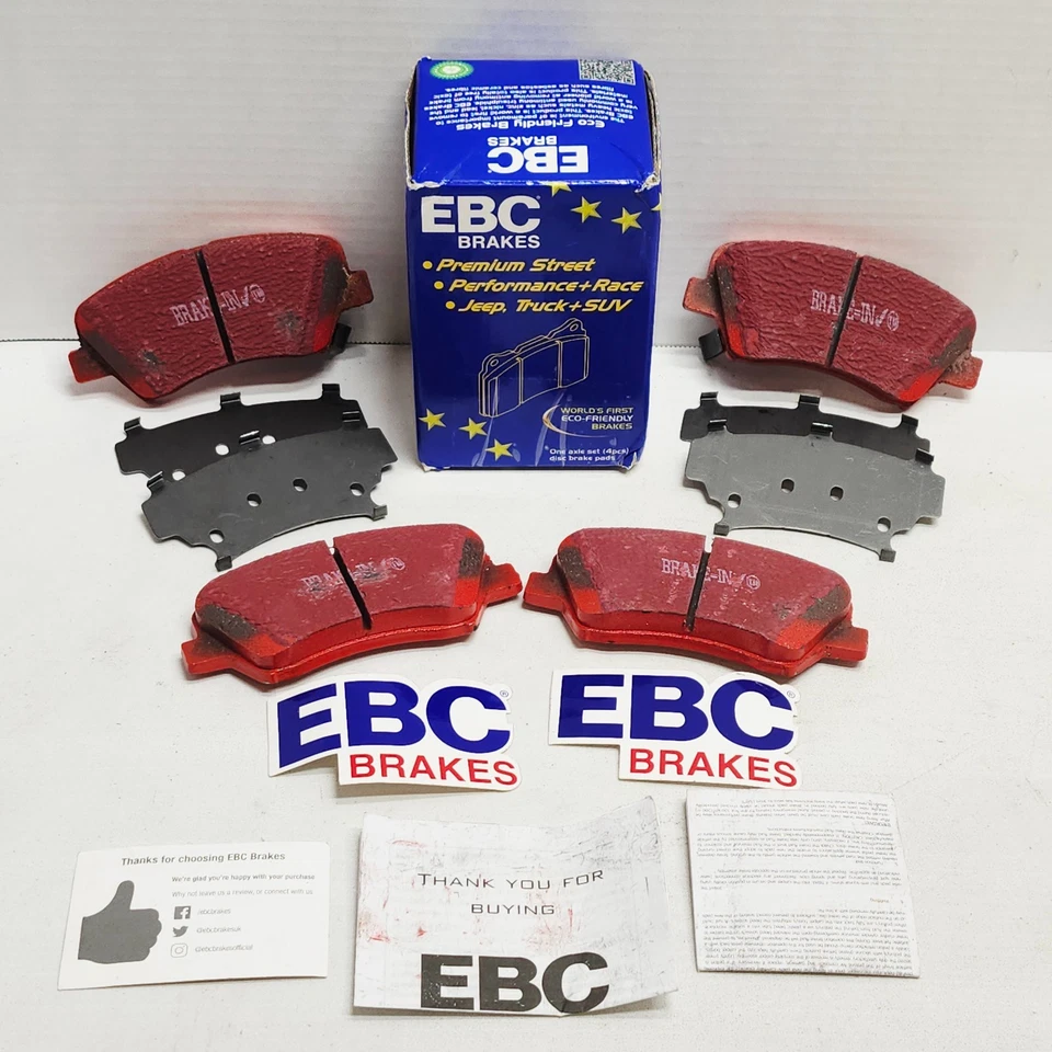 Genuine EBC Brakes DP31874C Redstuff Ceramic Brake Pads fits 12-18 Hyundai Kia - Image 1 of 4