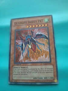 Yugioh Karte - Ultimatives Insekt LV7 1. Auflage Super Rare TLM-DE010 MP - Bild 1 von 2