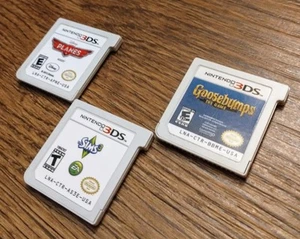 Nintendo 3DS The Sims 3 Goosebumps The Game Disney Planes Game LOT (GREAT) - Picture 1 of 2