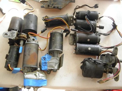 LOT of 11 THUNDERBIRD FRONT? REAR? POWER VENT WINDOW MOTORS  1962-1964 62-64 OEM - Image 1 of 4