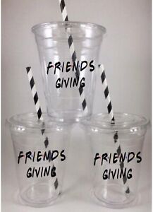 Friends Thanksgiving Friendsgiving Party Cups Table Decorations