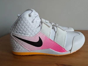 Nike Zoom Javelin Elite 3 Track Spikes White Pink Orange Men's 16 AJ8119-101 - Picture 1 of 9
