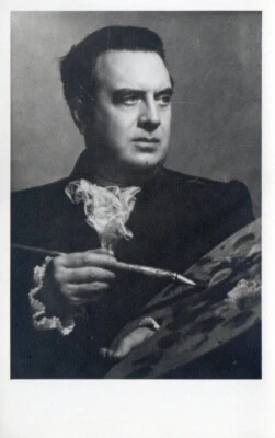 Helge Rosvaenge als Cavaradossi, Autogramm, signiert, ca 14 x 9 cm - Bild 1 von 2