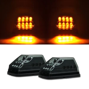 2x LED Frontblinker Blinker Schwarz Smoke für Mercedes G-Klasse W463 1989-2012 - Picture 1 of 5
