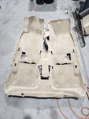 AUDI A6 A7 S7 RS7 2012-2017 MONTAJE ALFOMBRILLA PISO COMPLETO BEIGE OEM Foto 1 de 4