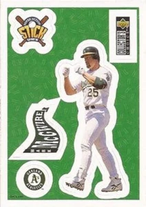 1997 UD Upper Deck Collectors Choice Stick 'Ums Hobby Insert #25 Mark McGwire - Picture 1 of 2