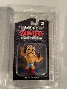 Iron Sheik Limited Edition /150 Micro Brawlers  PWT Exclusive AEW Protector - Picture 1 of 2