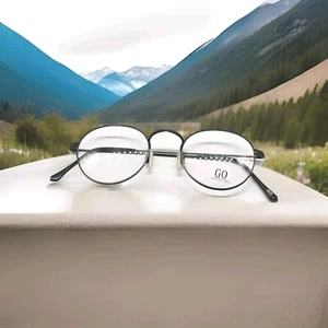 AUTHENTIC GO EYEWEAR 719 MS BLACK EYEGLASSES FRAME 47-21-145 $195.50 - Picture 1 of 6