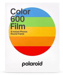 Polaroid Color 600 Film 8 Sofortbilder runder Rahmen 4,25"/108mm x 3,5"x88mm - Bild 1 von 2