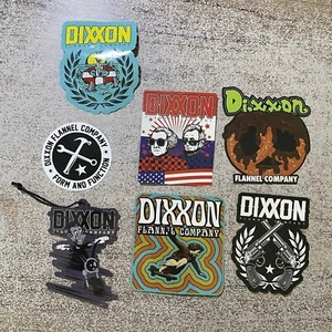 Dixxon Flannel Company Stickers / Tags LOT B2 - Picture 1 of 9