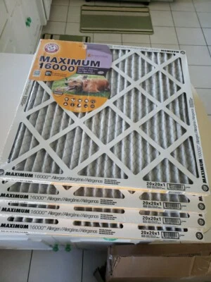 Filtros de aire alérgenos Arm and Hammer Maximum 16000 Merv 11 más reducción de olores... Paquete de 4 Foto 1 de 4