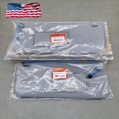 New Pair Gray Sun Visor w/ light for 17-23 Honda Pilot RTL LH RH 83280TG7A12ZB Foto 1 de 4