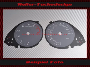 Speedometer discs for Audi S5 8T 2012 200 mph to 320 kmh - Picture 1 of 1
