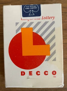 DECCO California Lottery Standard Size Deck of Playing Cards, Unused, Sealed Box - Picture 1 of 5