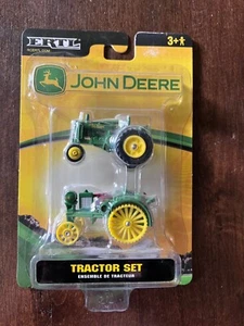 John Deere ERTL Die Cast Tractor Set (2) 1/64 Scale NIP FREE Shipping - Picture 1 of 5