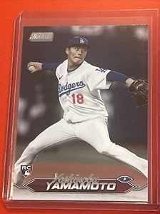 2024 Topps Stadium Club #114 Yoshinobu Yamamoto, Los Angeles Dodgers ROOKIE - Picture 1 of 2