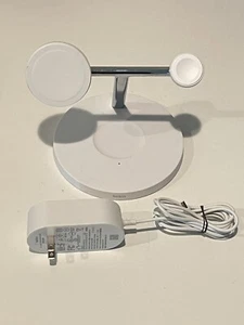 Belkin Boost Charge Pro 3-in-1 Wireless Charging Stand White WIZ017 USED - Photo 1 sur 2