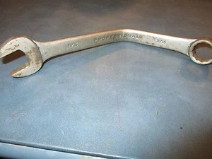 Proto  Professional 11/16in 12 Point Box End & Open End Angled Wrench - Picture 1 of 2