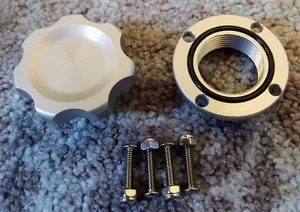 ALLSTAR PERFORMANCE ALL36180 Filler Cap Silver with Bolt-In Alum Bung Small - Bild 1 von 6