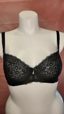 Sujetador Gilligan & O'Malley 36DD negro Balconette Foto 1 de 4