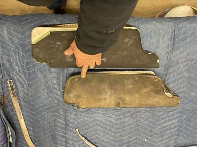 1968 dodge charger sun visor SUPER NICE INSIDE SET-UP STOCK PICS READ ALL BELOW - Image 1 of 4