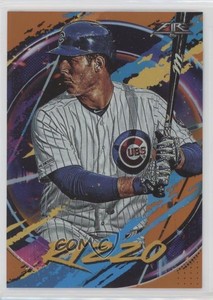 2020 Topps Fire Orange /299 Anthony Rizzo #6