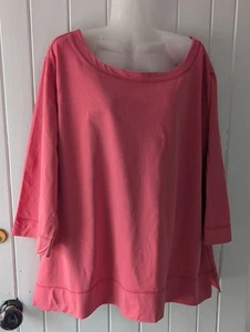 Orvis Coral Pink stretch heavy cotton T shirt size XL - Picture 1 of 6