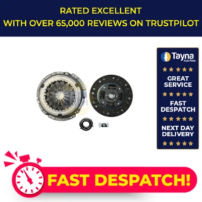 Kit de embrague 3 piezas (cubierta + placa + liberador) se adapta a TOYOTA HI-ACE Mk4 2.4D 95 a 01 NAPA Foto 1 de 4