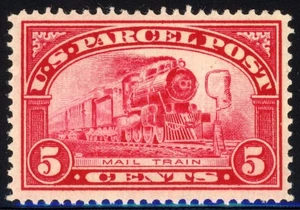 United States 1913 5c Parcel Post Scott# Q5 Mint VF/XF OG NH Pristine Rich Color - Picture 1 of 2