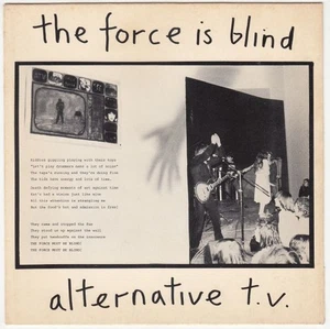 ALTERNATIVE TV Force Is Blind DFC ORIG. UK 7” PICTURE SLEEVE ONLY 1979 Post Punk - Picture 1 of 3