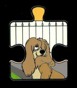 Lady and the Tramp Character Connection Puzzle Mystery Peg LE Disney Pin 123315 - Picture 1 of 1