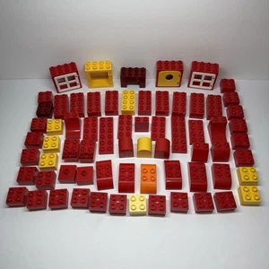 Lego Duplo Building Bricks Toy Bulk Lot of 68 Various Pieces Parts Blocks - Picture 1 of 14