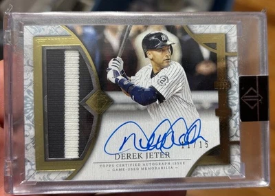 2024 Topps Transcendent Derek Jeter auto patch /15 Yankees Sealed HOF - Image 1 of 2